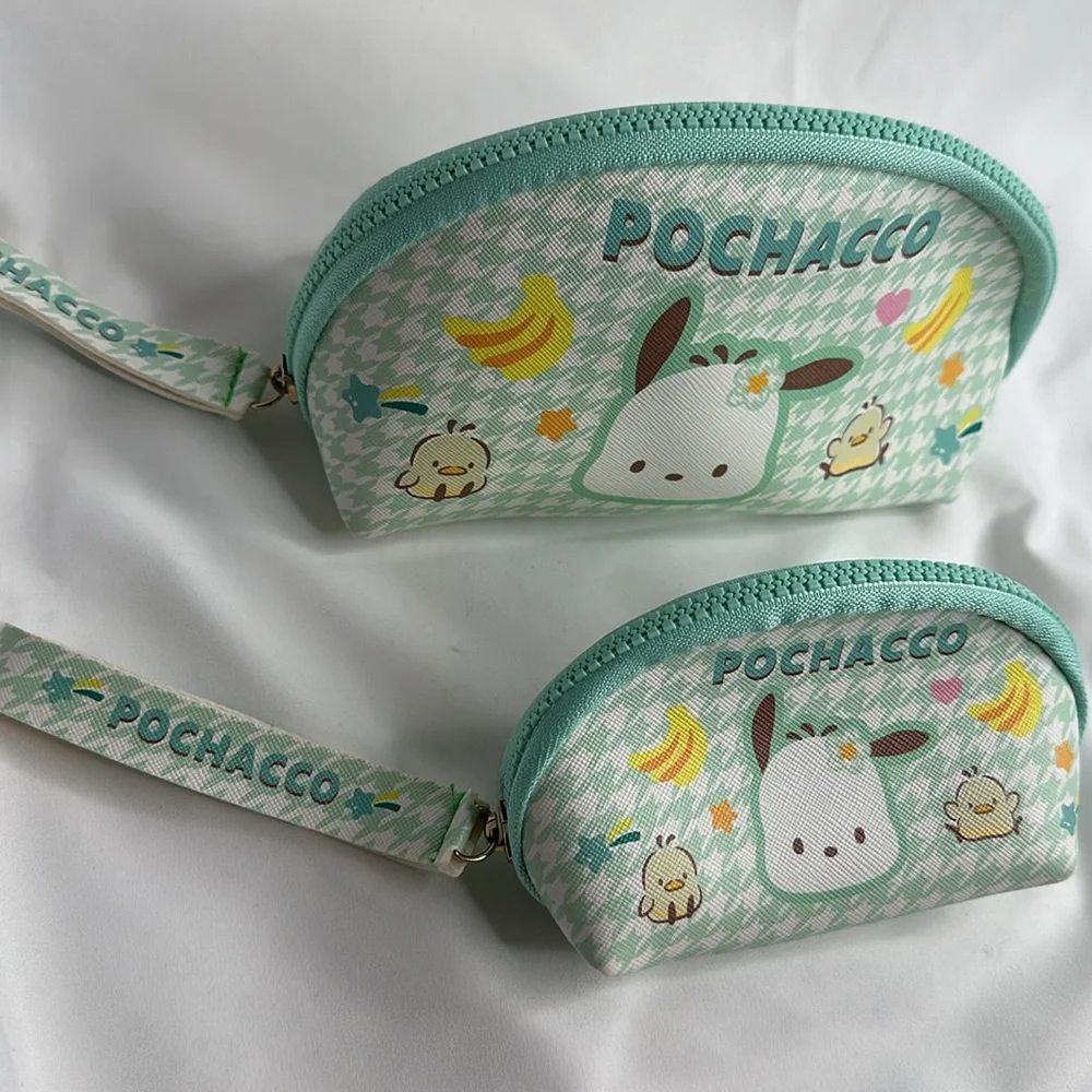 Pochacco Two-Piece Set Sanrio Japanese Cute Cosmetic Bag Storage Bag - Picture 7 of 14